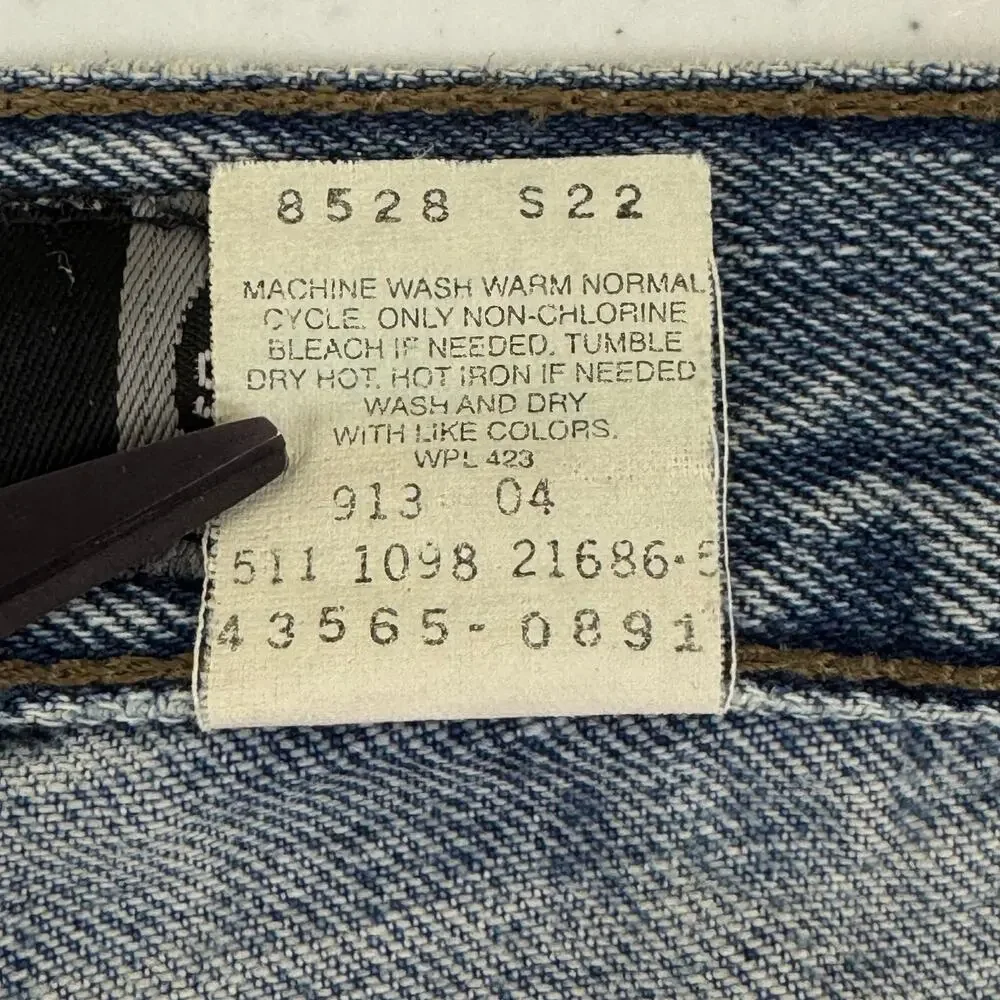 Vintage Levis SilverTab Jeans Mens 36x36 Blue Loose Baggy 90s Distressed USA